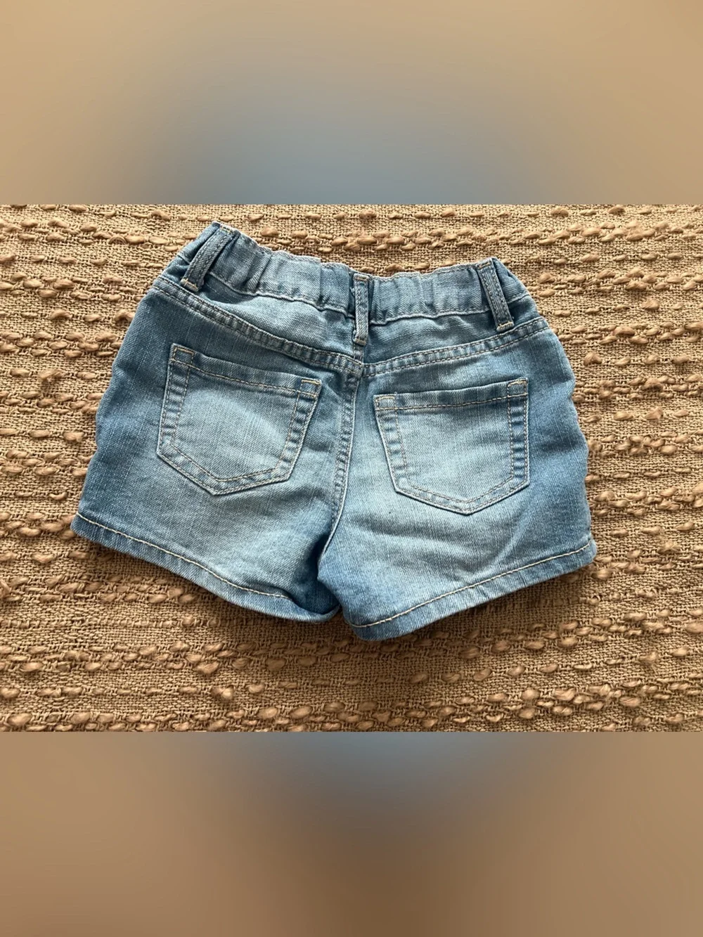 The Children's Place Light Blue Denim Jean Shorts for Girls
